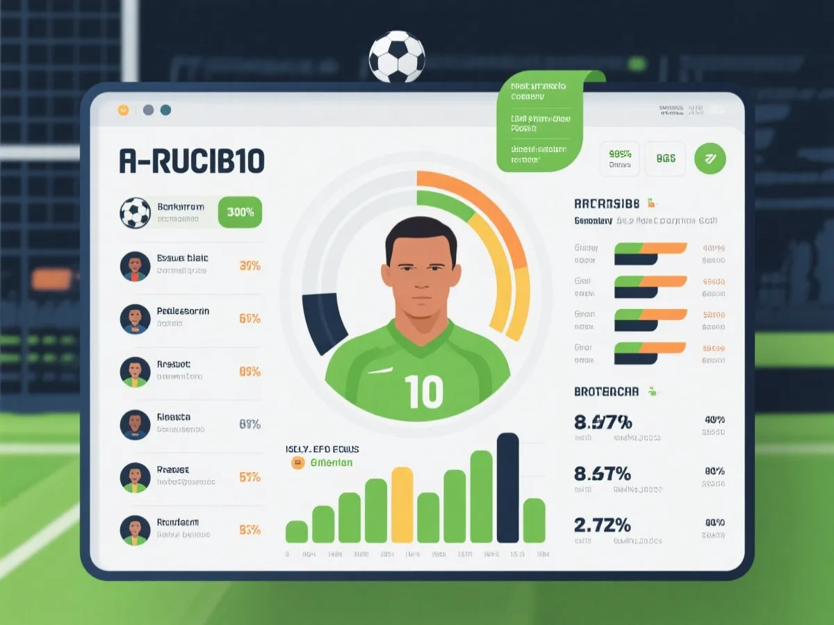 球員表現與射手榜視覺示意